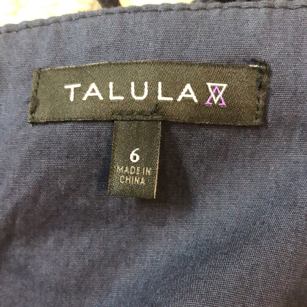 Talula Black Lace Mini Dress size 6 - Picture 8 of 9